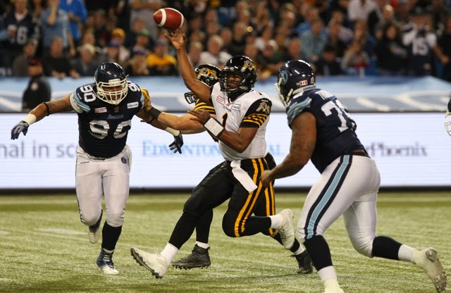 TICATS ADVANCE TO THE GREY CUP