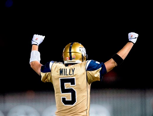 BLUE BOMBERS 27 TIGER-CATS 26