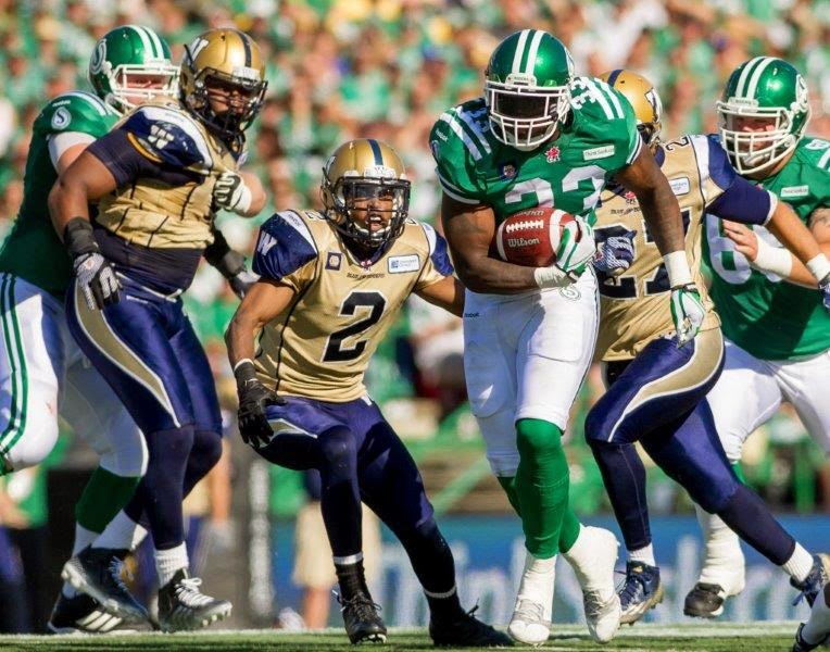 MOSAIC PLACE RECAP: RIDERS 35 BOMBERS 30