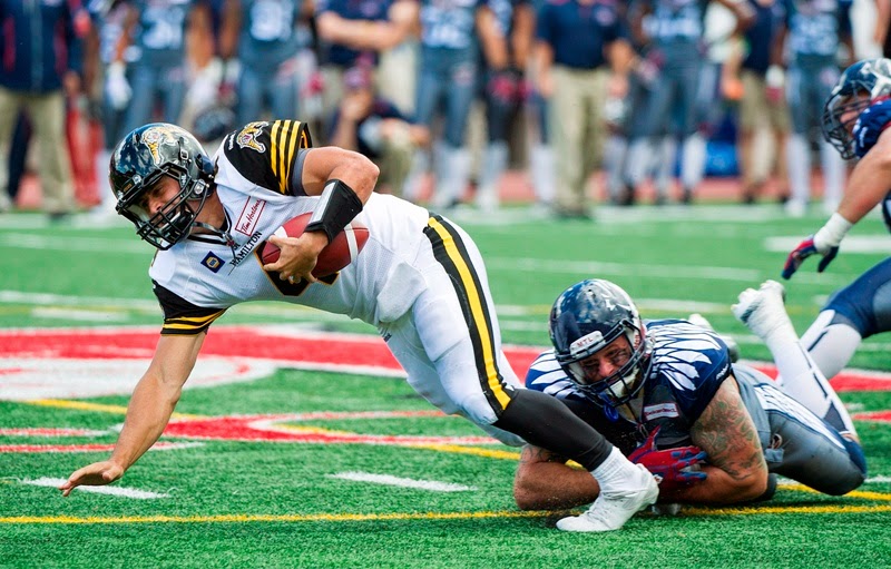 ALOUETTES 38 TIGER-CATS 31