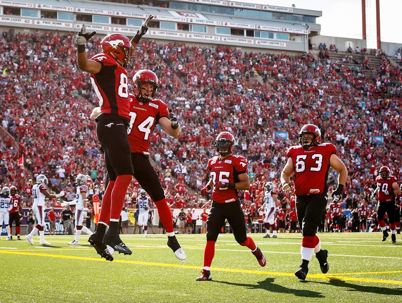 STAMPEDERS 25 ALOUETTES 22