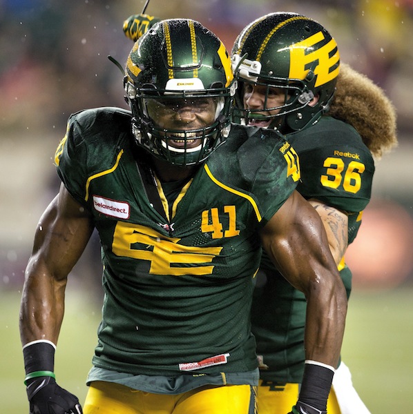 ESKIMOS 27 STAMPEDERS 16