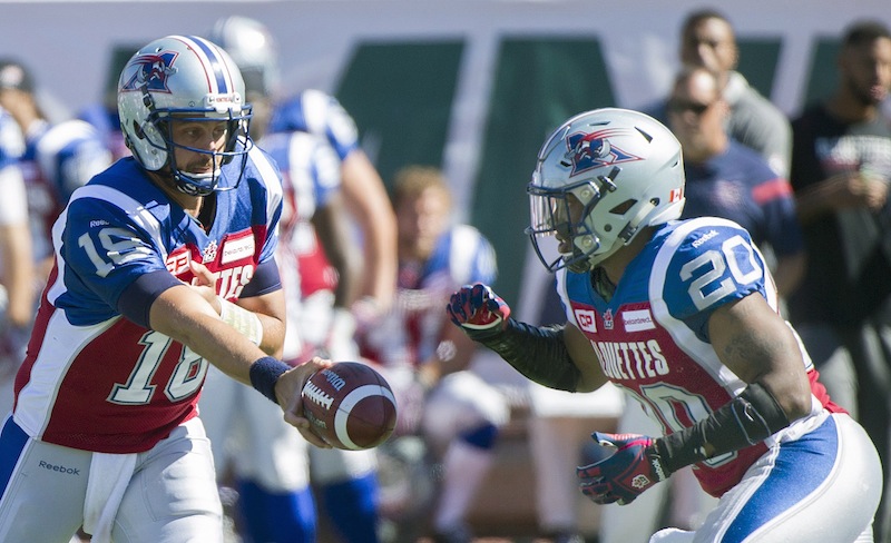 ALOUETTES 35 BLUE BOMBERS 14