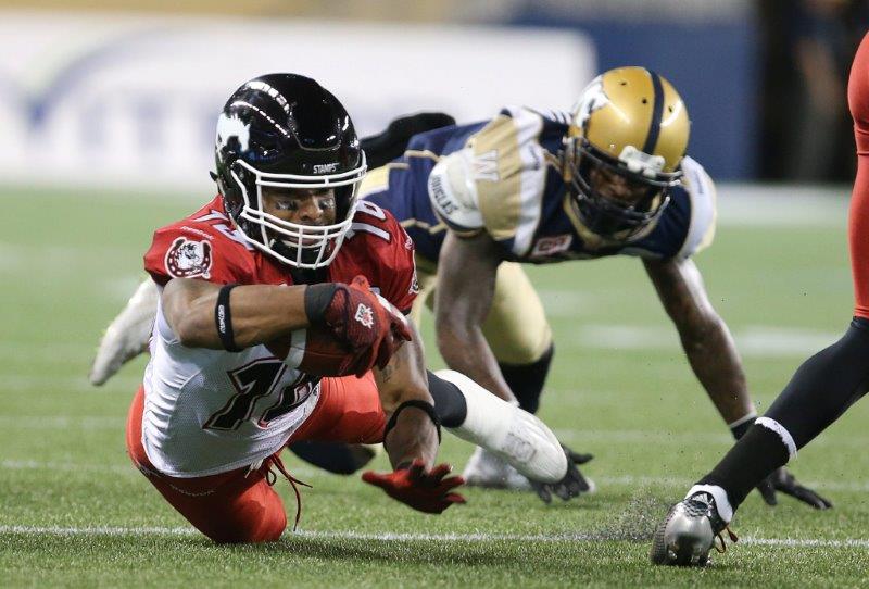 STAMPEDERS 25 BLUE BOMBERS 23