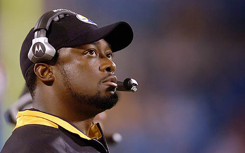 STEELERS’ TOMLIN HINTS AT HEADSET TAMPERING