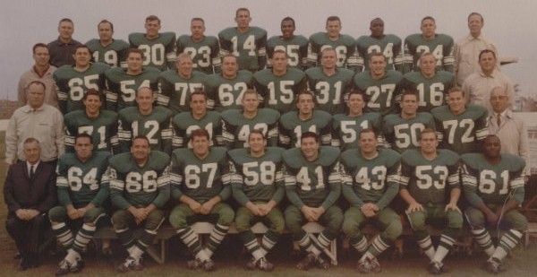 RIDERS TO HONOUR 1966 GREY CUP CHAMPS ON JULY 16