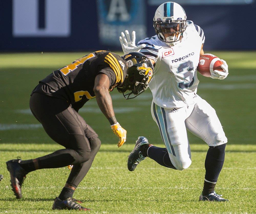 ARGONAUTS 33 TIGER-CATS 21