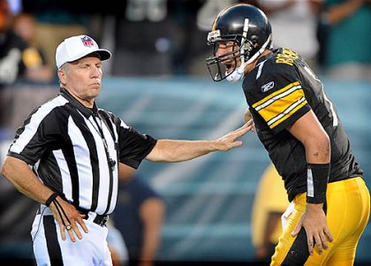 NFL FIRST HALF REPORT: OFFICIALS UNDER FIRE