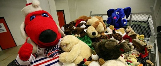 PATS TEDDY BEAR TOSS NIGHT ON FRIDAY