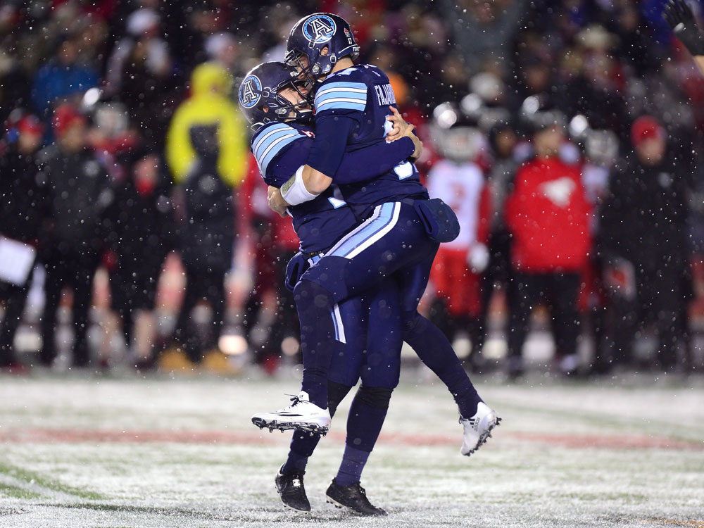 TORONTO ARGONAUTS CAPTURE 105TH GREY CUP