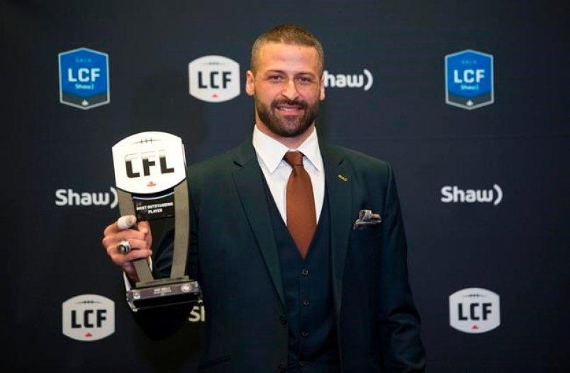 REILLY NAMED 2017 CFL MOST OUTSTANDING PLAYER