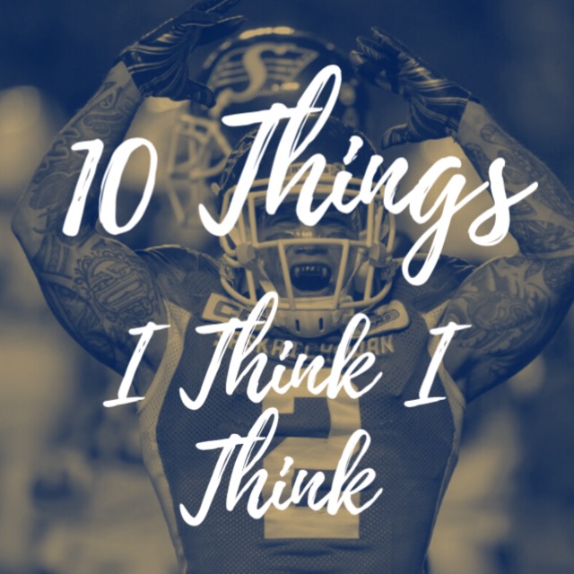 10 THINGS I THINK I THINK FOR PEDERSEN RECOVERY