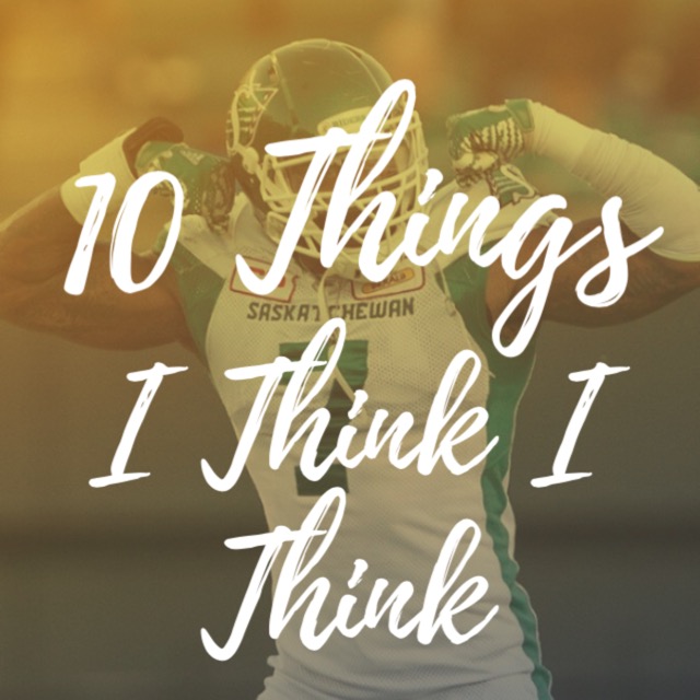 10 THINGS I THINK I THINK FOR PEDERSEN RECOVERY