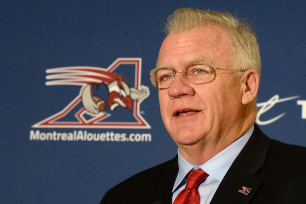 ALOUETTES NAME MIKE SHERMAN HEAD COACH