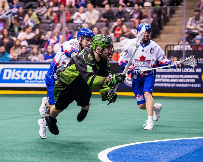 RUSH OPEN WITH 17-9 CRUSHING OF TORONTO