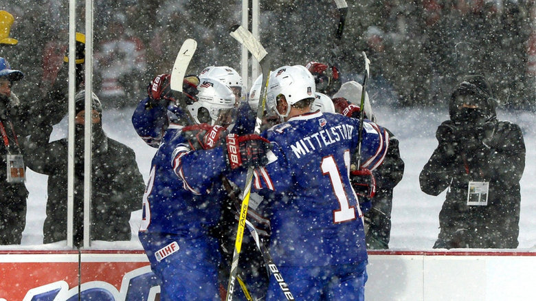 USA TOPS CANADA 4-3 IN WORLD JUNIOR OUTDOOR GAME