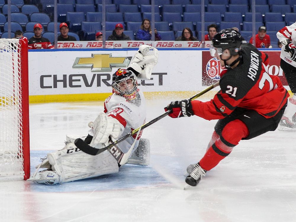 CANADA ROUTS SWITZERLAND 8-2 IN WORLD JUNIOR QUARTERFINAL