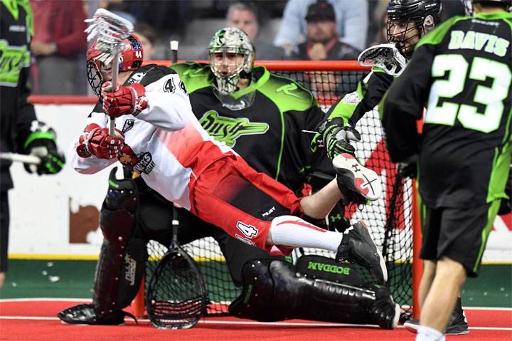 RUSH TOP ROUGHNECKS 13-12 IN OT