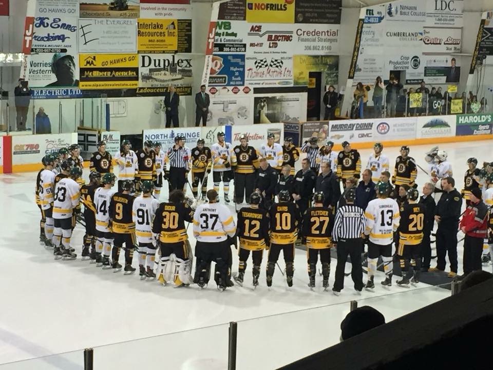 ESTEVAN TAKES GAME 1 OVER NIPAWIN, 5-2