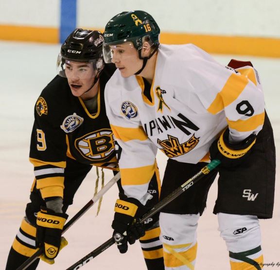 CANALTA CUP TIED 1-1: HAWKS DOWN BRUINS 4-1