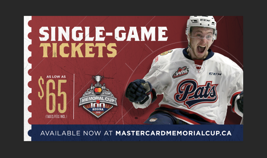 SINGLE GAME MEMORIAL CUP TICKETS ON SALE FRIDAY