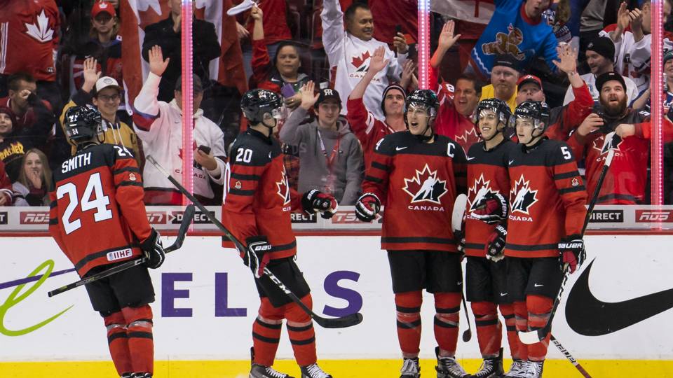 CANADA DOWNS CZECHS 5-1, IMPROVES TO 3-0