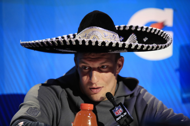 ZANY HIJINX AT SUPER BOWL MEDIA DAY