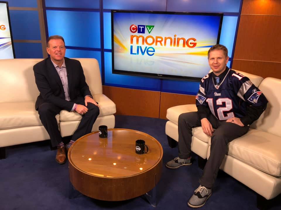 CHATTING SOBER BOWL II ON CTV REGINA